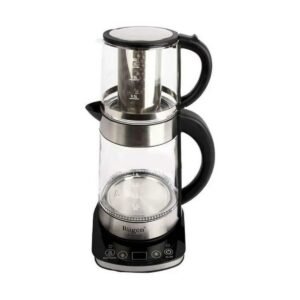 چای ساز روگن مدل RU1510 ظرفیت ۱.۷ لیتر با کتری پیرکس